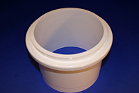 Custom Injection Molded 8.5" OD Flanged Adapter Ring