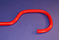 Bent 840 OD Cranberry Colored Tube