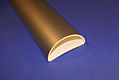 Silver Metalic Hollow D Profile